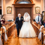 Religious traditional Catholic ceremony at Basilica of St. Louis King of France