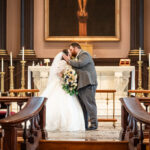 Religious traditional Catholic ceremony at Basilica of St. Louis King of France