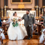 Religious traditional Catholic ceremony at Basilica of St. Louis King of France