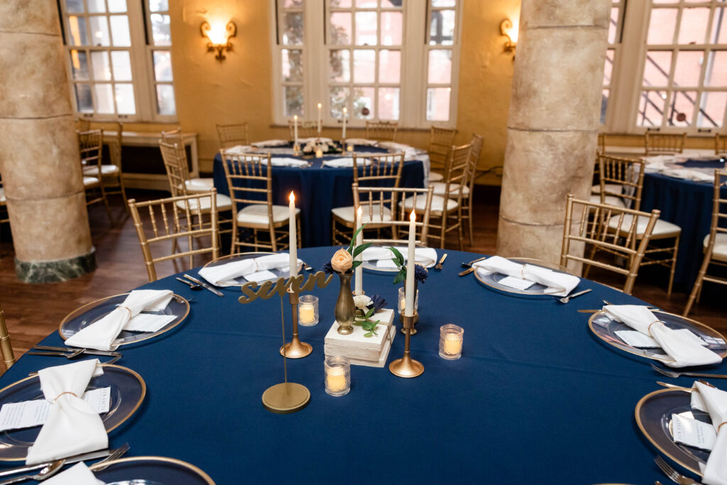 Candid joyful moments of Carissa & Mike at Barnett on Washington reception