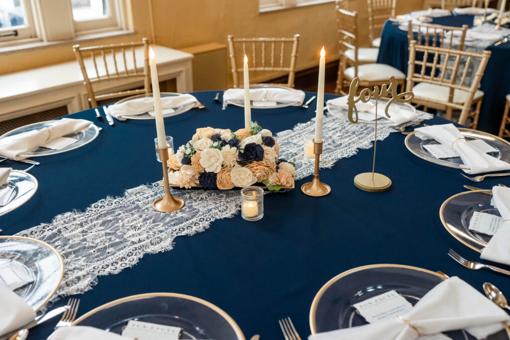 Candid joyful moments of Carissa & Mike at Barnett on Washington reception