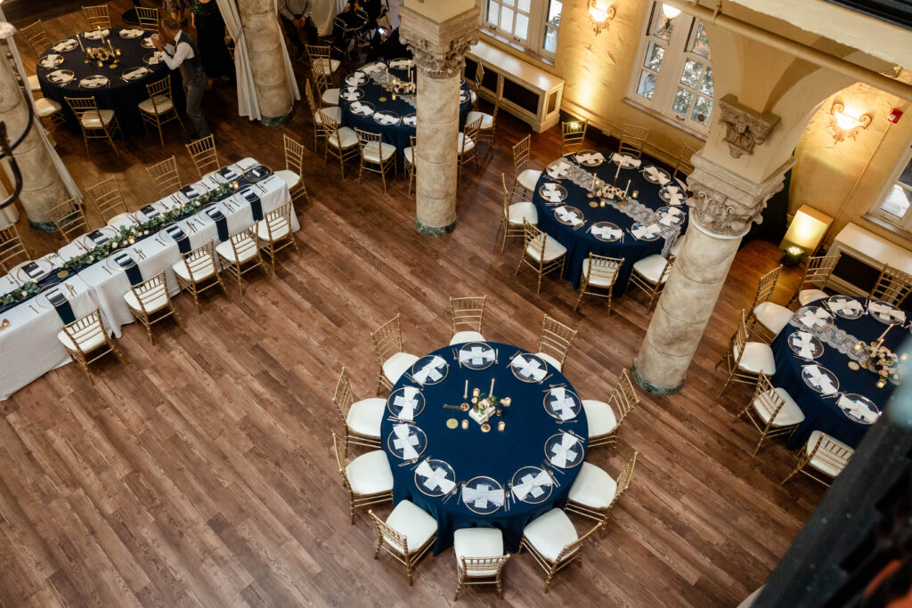 Candid joyful moments of Carissa & Mike at Barnett on Washington reception
