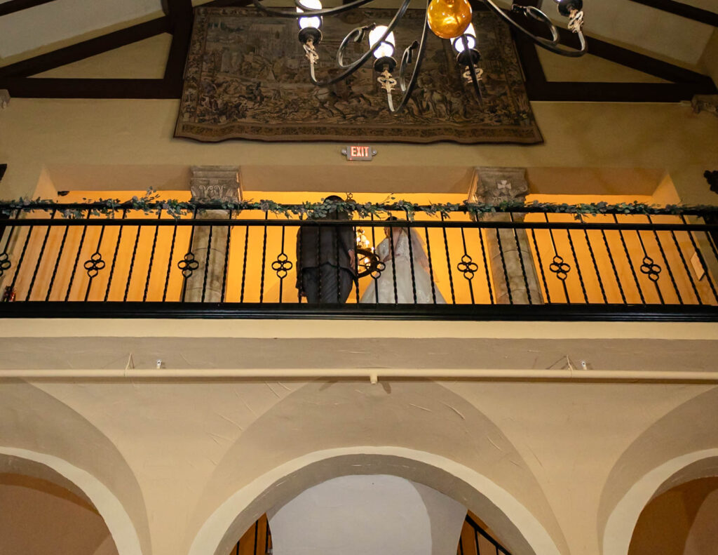 Candid joyful moments of Carissa & Mike at Barnett on Washington reception