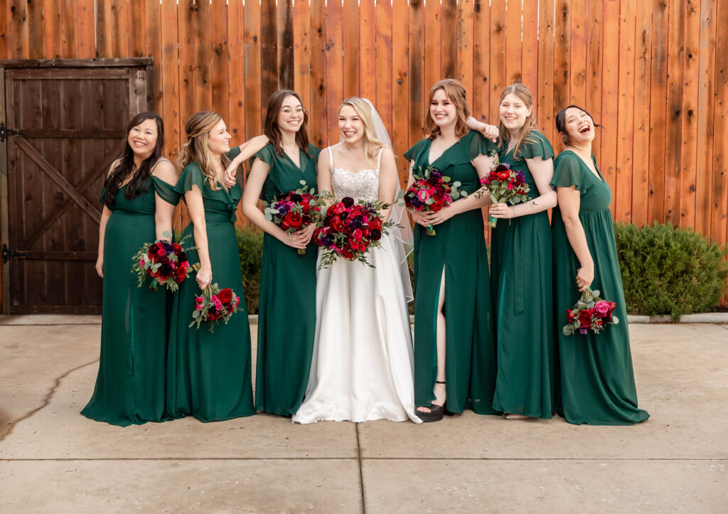 Outdoor portraits of bride and groom at Piazza Messina Cottleville MO wedding