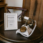 Your Love Story decor details at Silver Oaks Chateau wedding